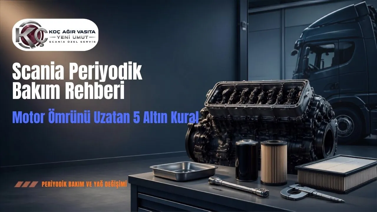 Scania Periyodik Bakım Rehberi: Motor Ömrünü Uzatan 5 Altın Kural